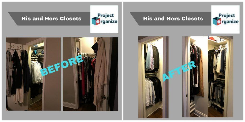 Project Organize closets