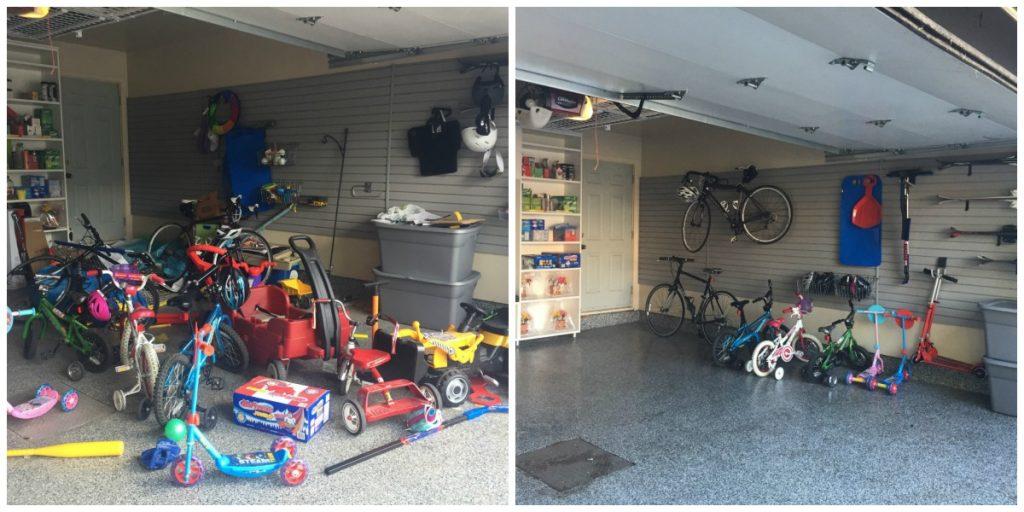 Project Prganize Before & After garage