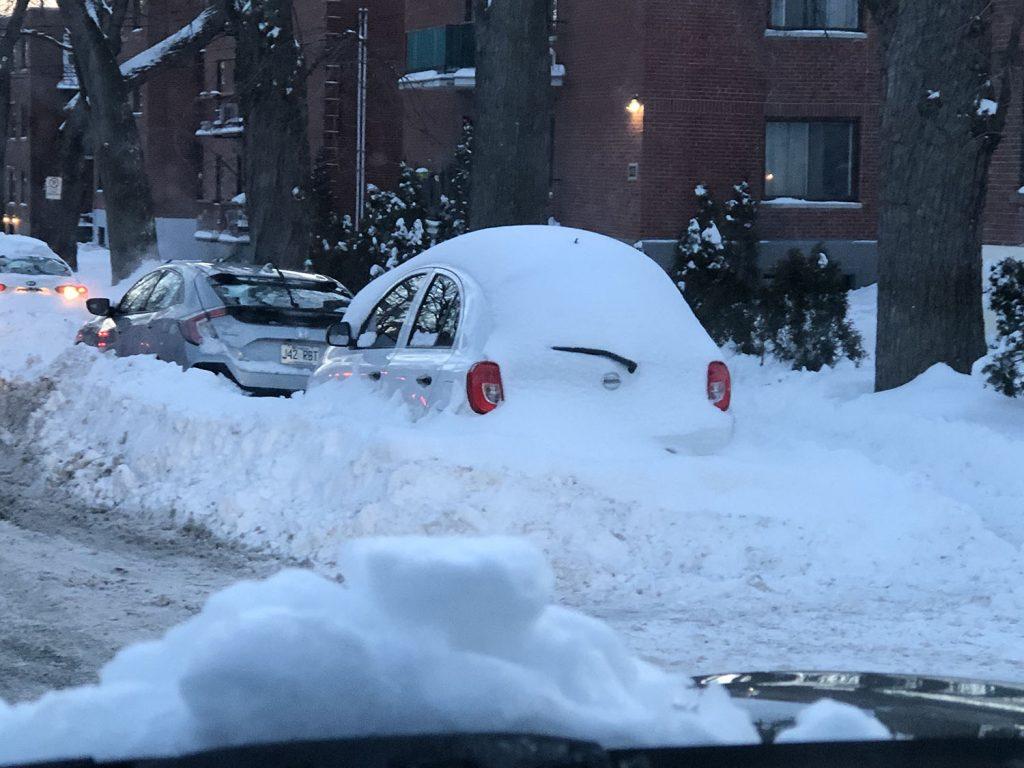 Snapshot of Snowbanks during our expedition